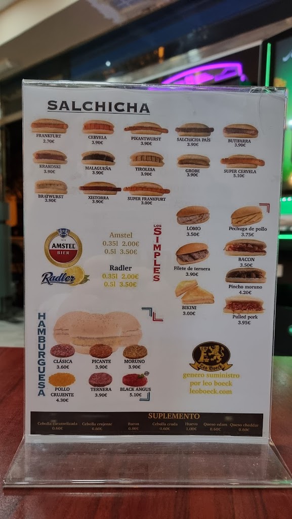 Frankfurt El Mercat — Carta