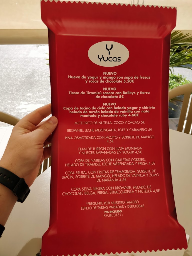 Esencia El Restaurante — Carta