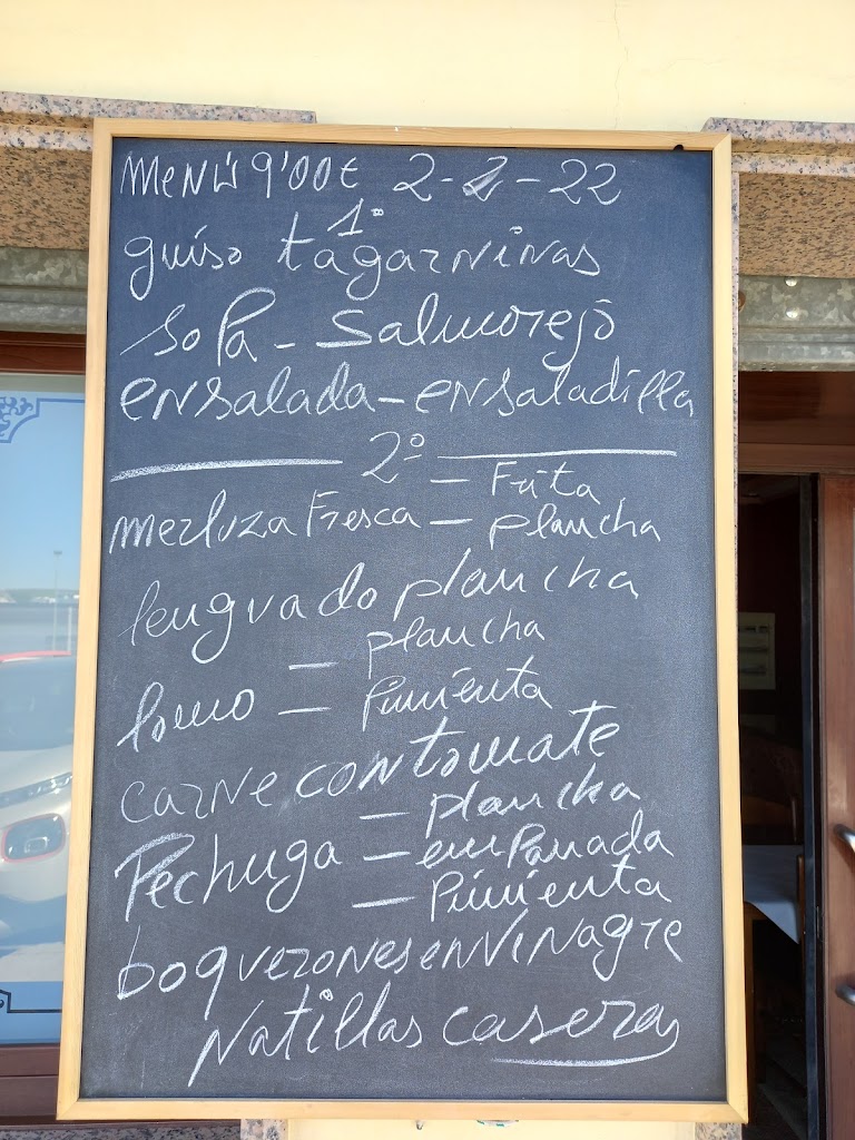 Bar Casa Juan — Carta