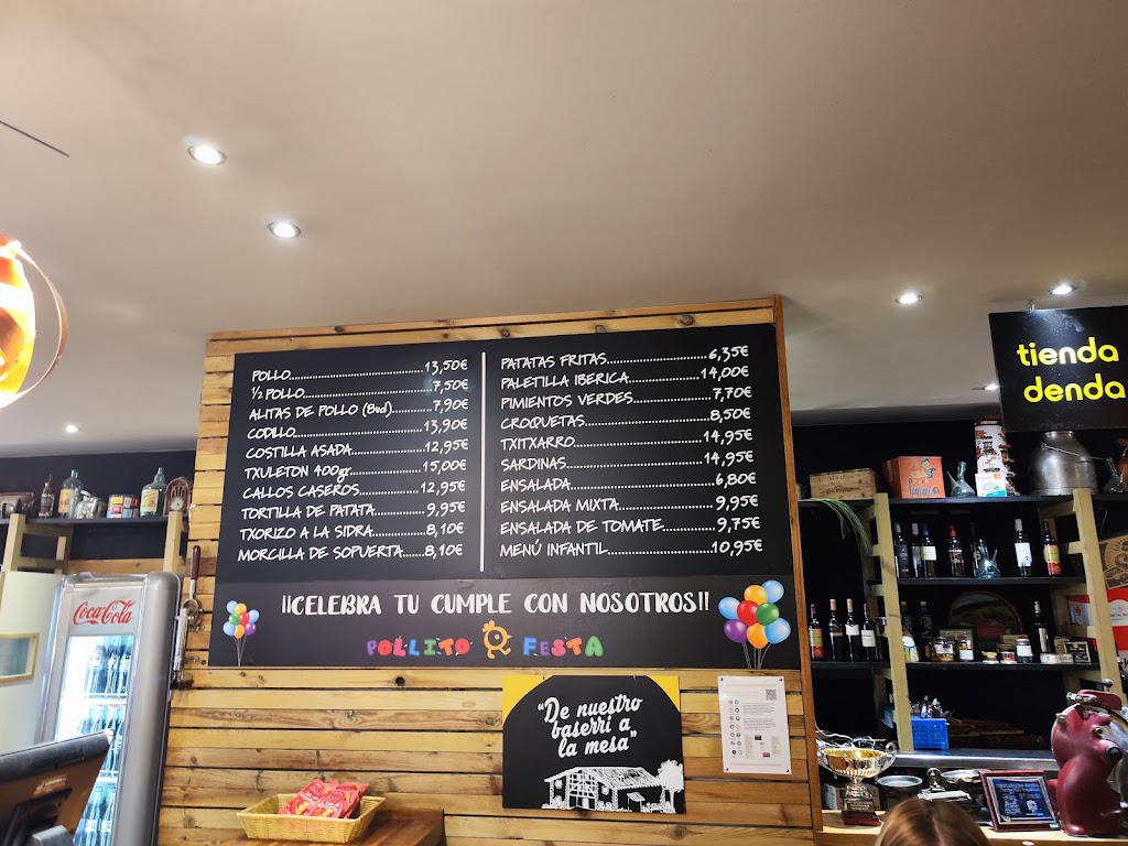 Cerveceria Pollito Barakaldo — Carta