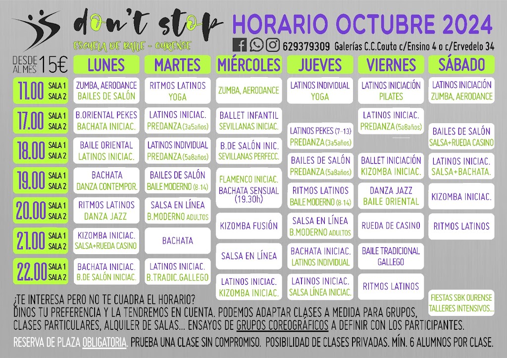 DON'T STOP escuela de baile