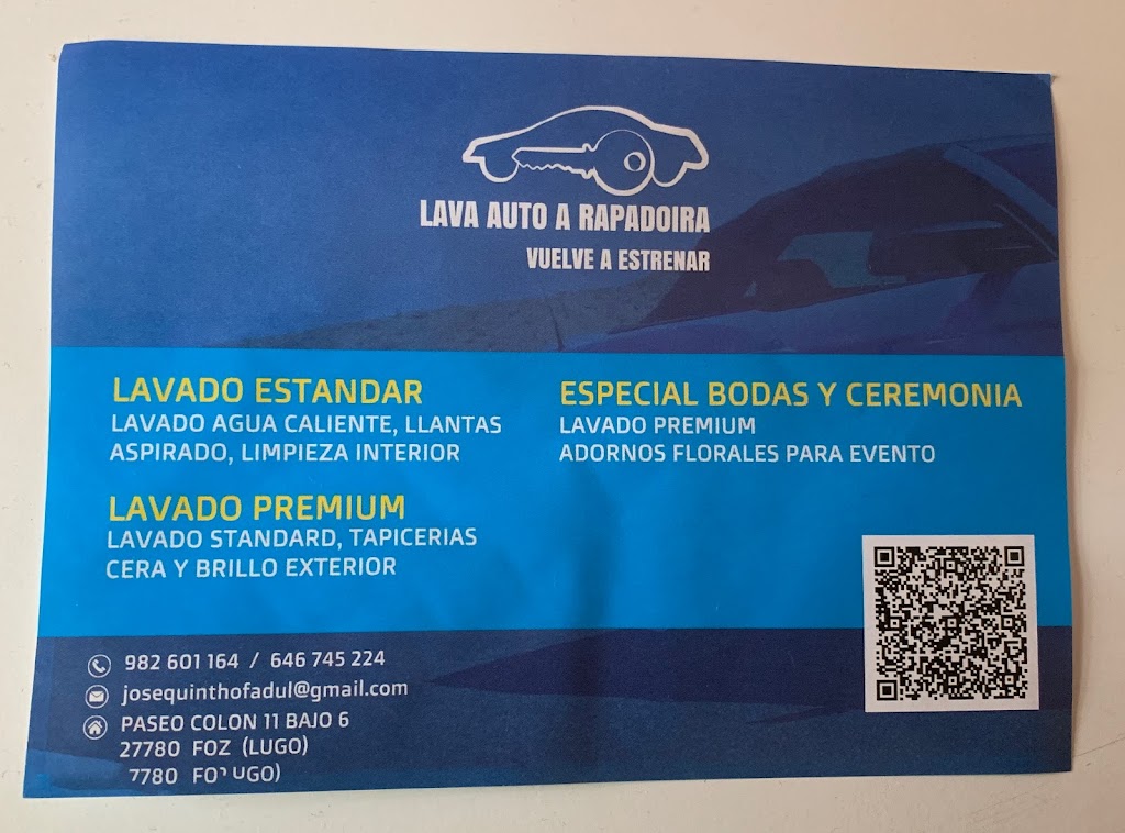 Lava auto A Rapadoira