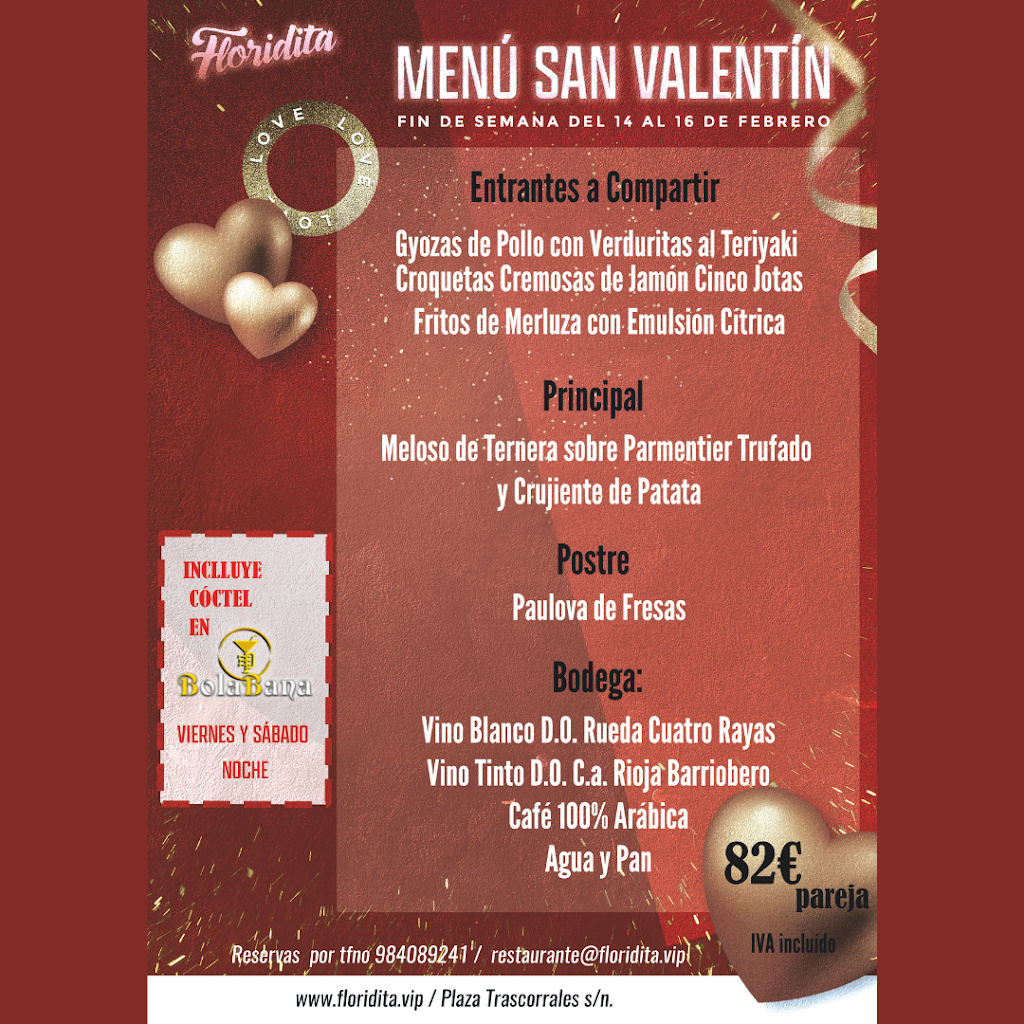 Floridita — Carta