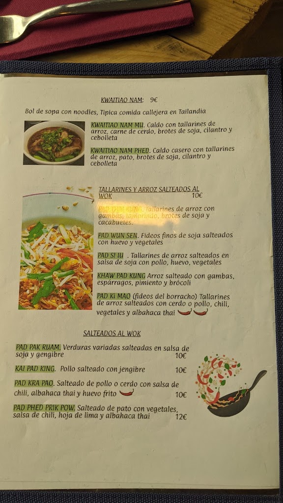 PAD THAI SANT CUGAT — Carta