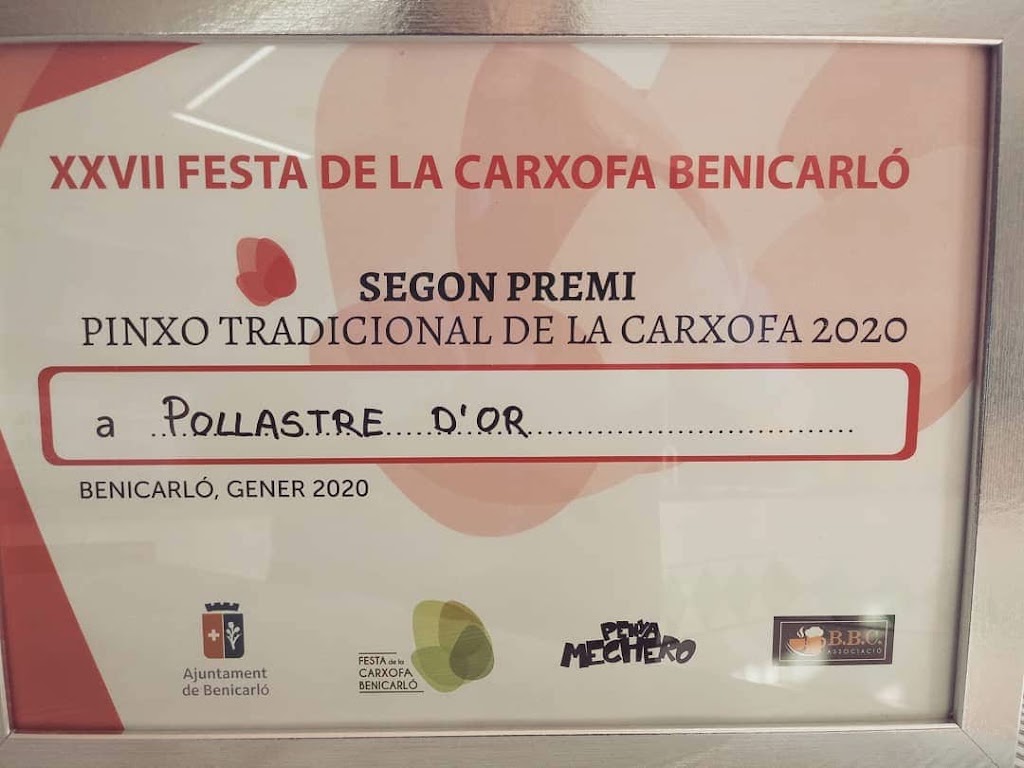 Pollastre d'or - Asador de Manolo — Carta