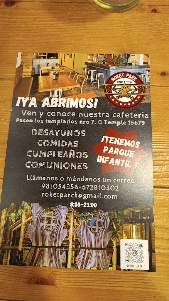 Roket Park — Carta