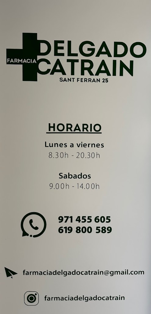 Farmacia Maria Delgado Catrain — Del propietario