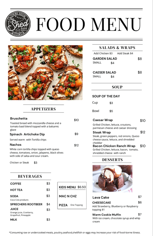  The Shed Bar & Grill