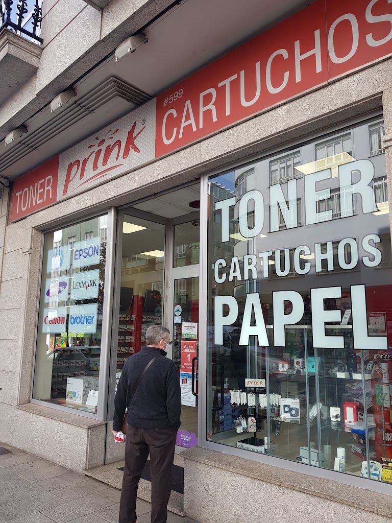 Prink | Cartuchos, toner e impresoras - Ferrol
