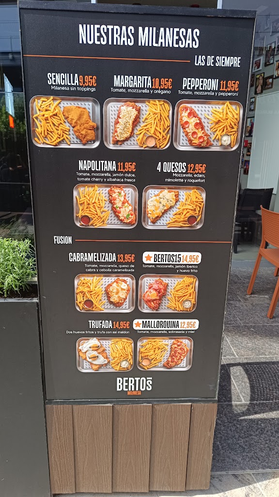 Berto's Milanesa - CC Splau — Carta