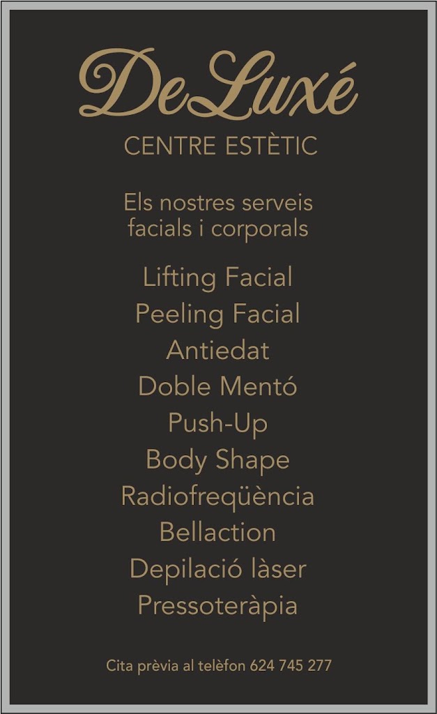 Centre Estetic De Luxe — Carta