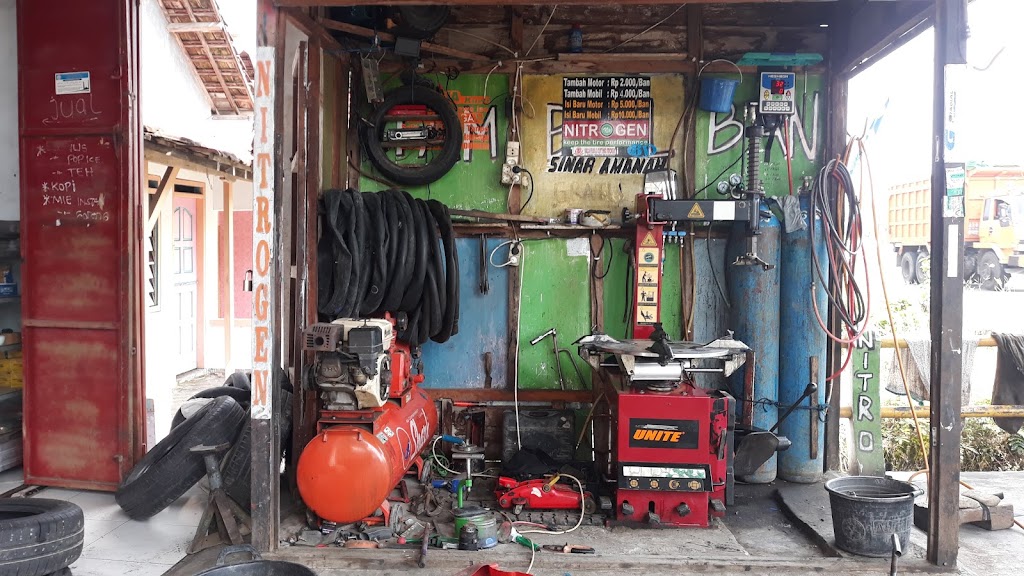 Tambal ban press mobil/motor *sinar amanah*