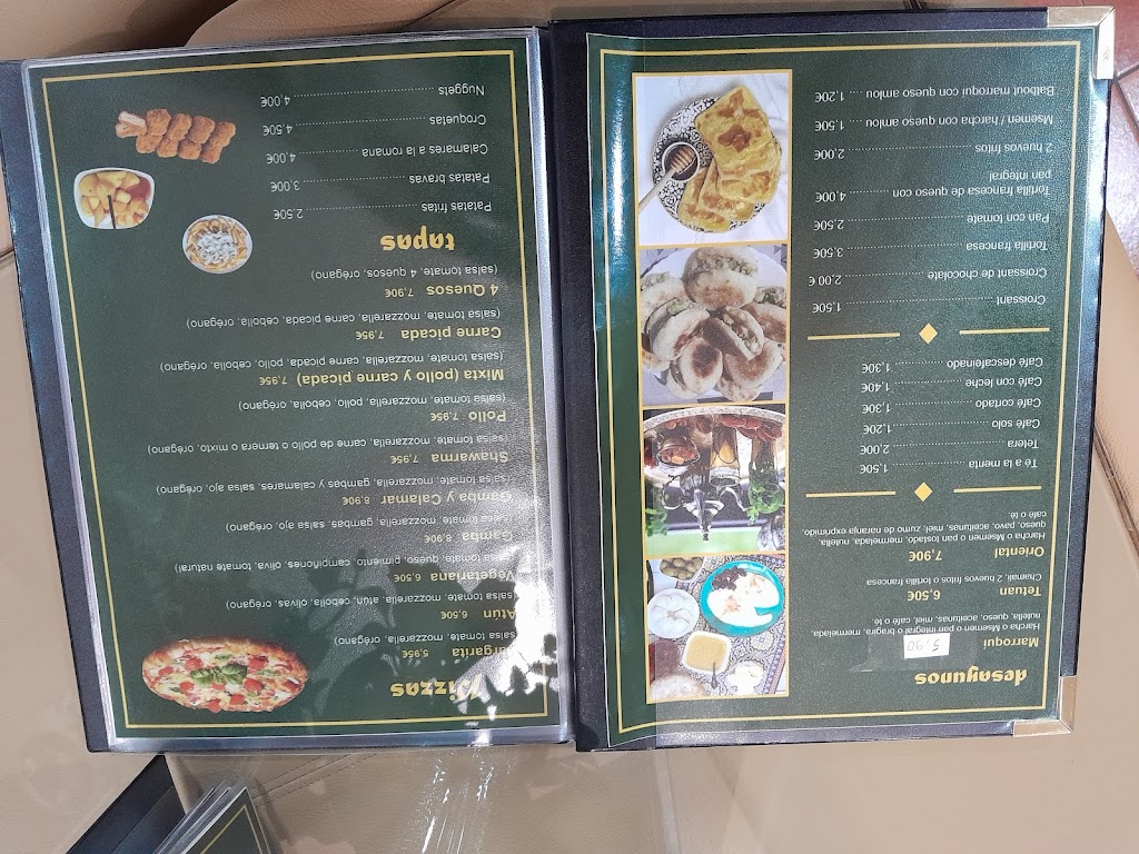 Restaurante alcazarquivir — Carta