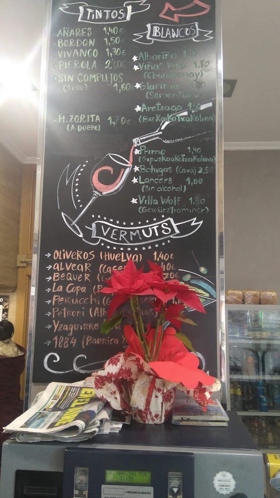Bar Atxebeko — Carta