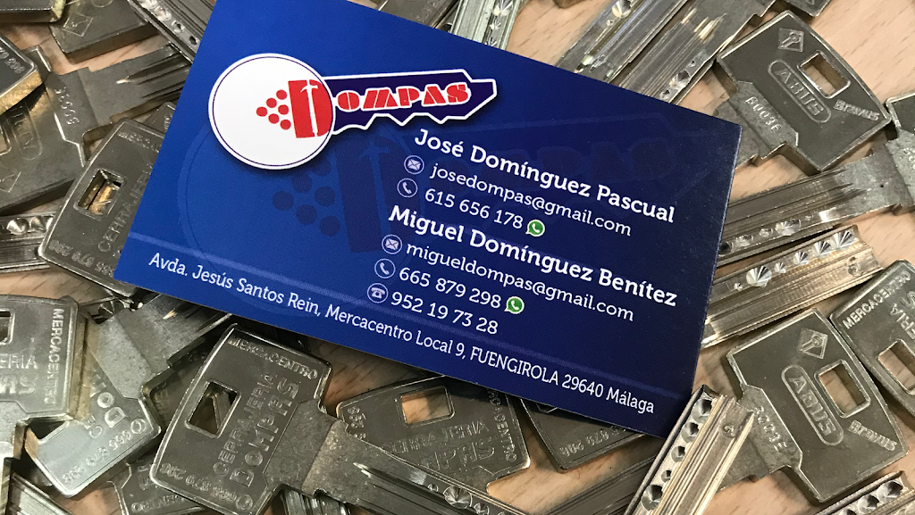 CERRAJERO,CAMBIO DE CERRADURAS,Reparacion de calzado, llaves, mandos , Zapatero,Fuengirola DOMPAS