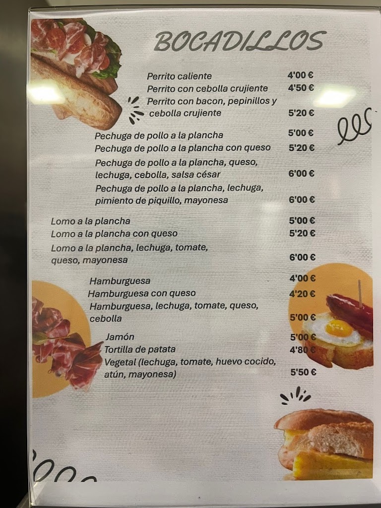 Erreten Taberna — Carta