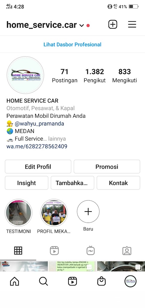 Home Service Car
