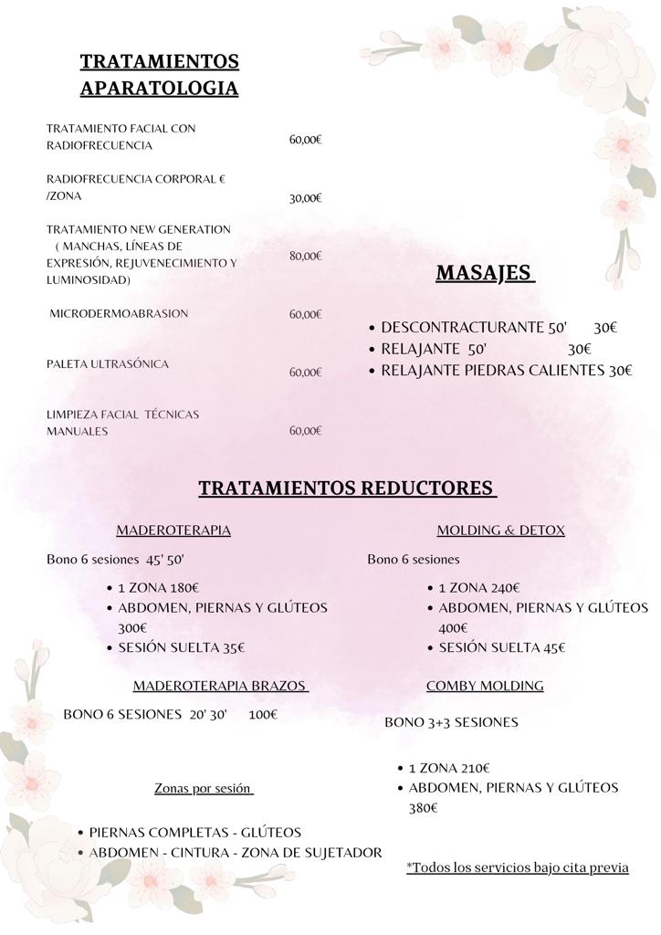 Beauty to go Tomares — Carta