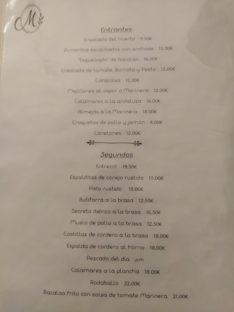 Mas Oliver — Carta