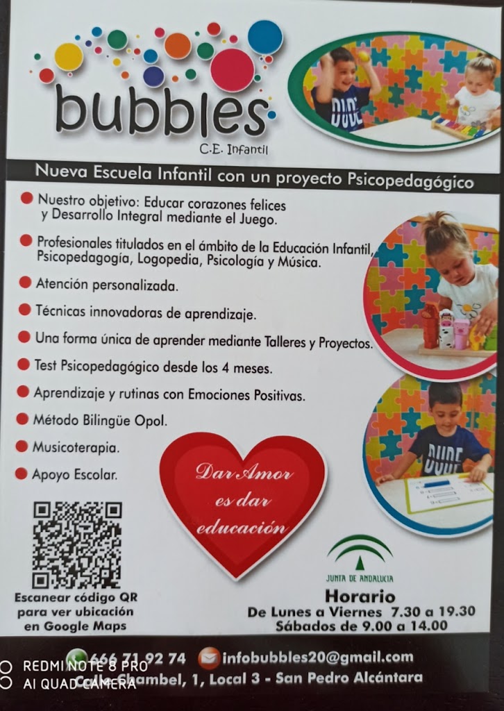 Centro de Educacion Infantil Bubbles