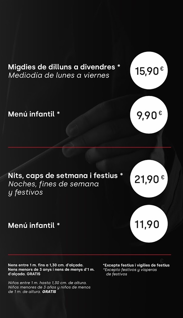 Yako Sushi Figueres — Carta