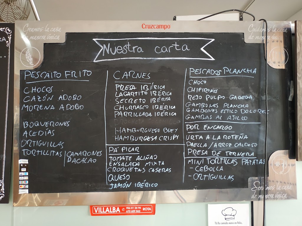 Bar Mercado Central La Merced — Carta