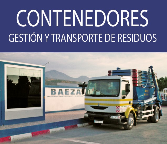 CONTENEDORES BAEZA - GESTION DE RESIDUOS ( RCDs - RNP - VFU )