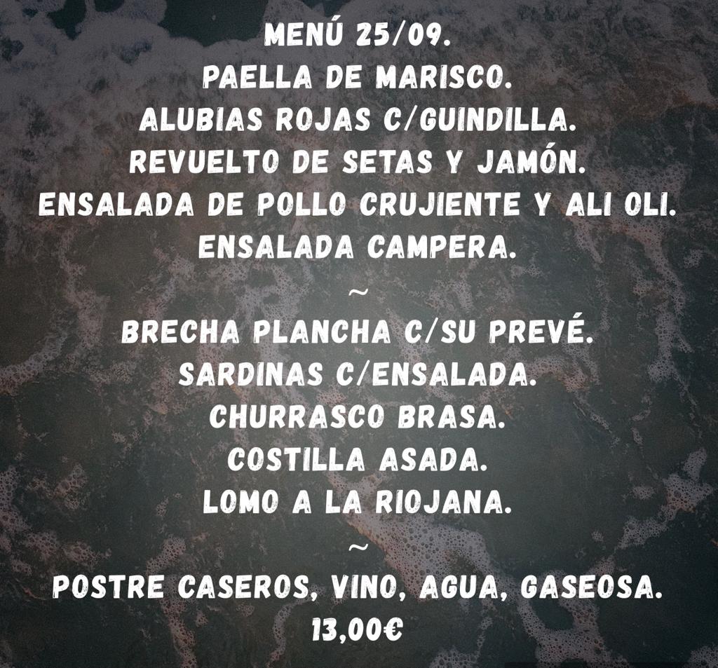 Restaurante Verivan — Carta