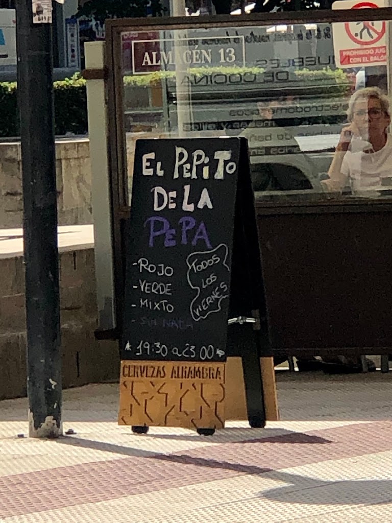 Cafe bar LA PEPA — Carta