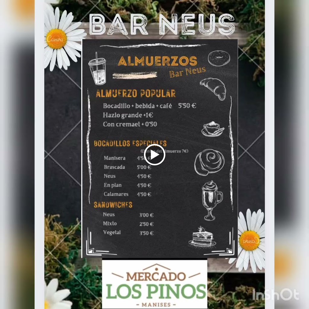 Mejores almuerzos . Bar neus.. — Carta