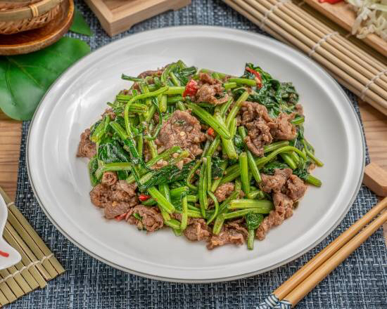 巷弄炒双肉 ( 沙茶炒牛肉.沙茶炒羊肉) 炒飯.炒麵 的照片