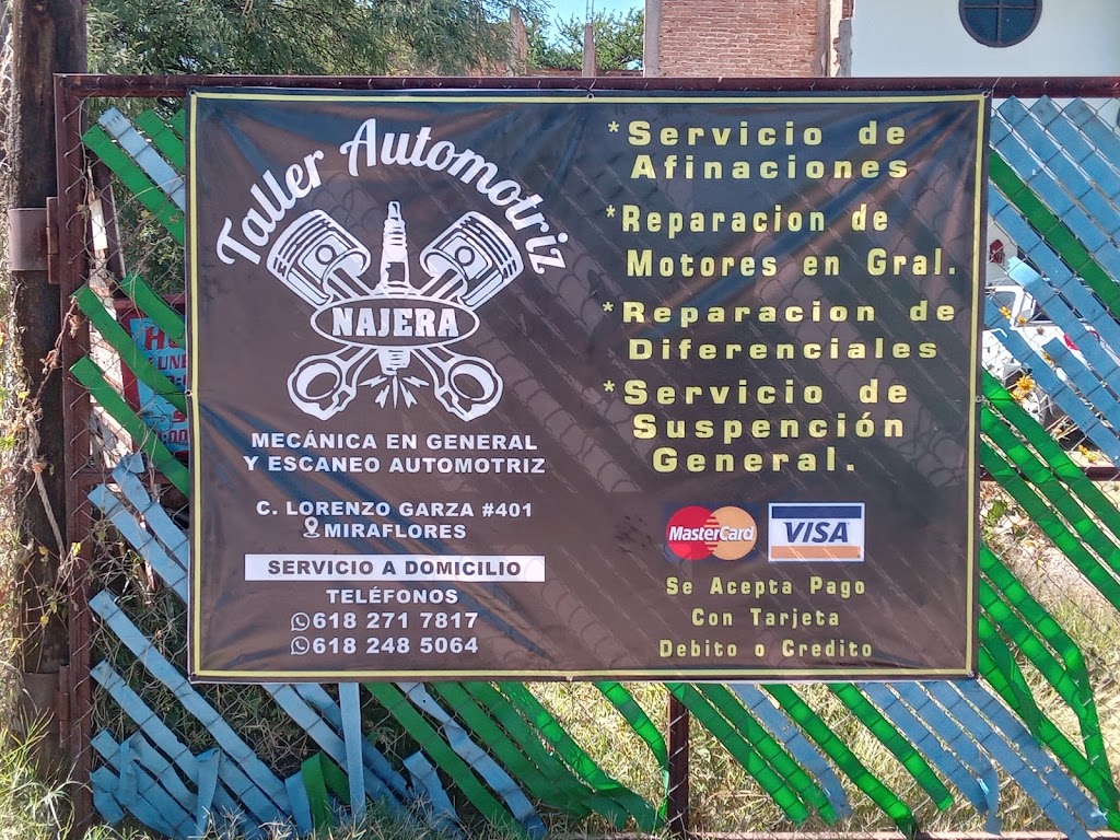 SERVICIO AUTOMOTRIZ NAJERA — Del propietario