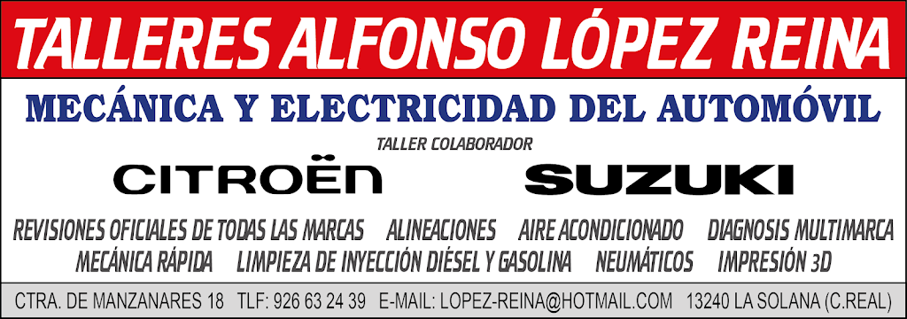 Talleres Alfonso Lopez Reina S.L. — Del propietario