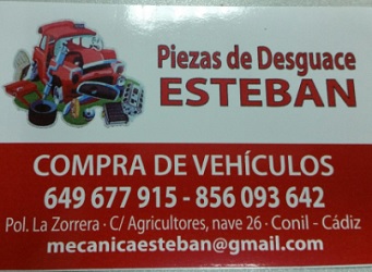 Piezas de desguace Esteban — Del propietario