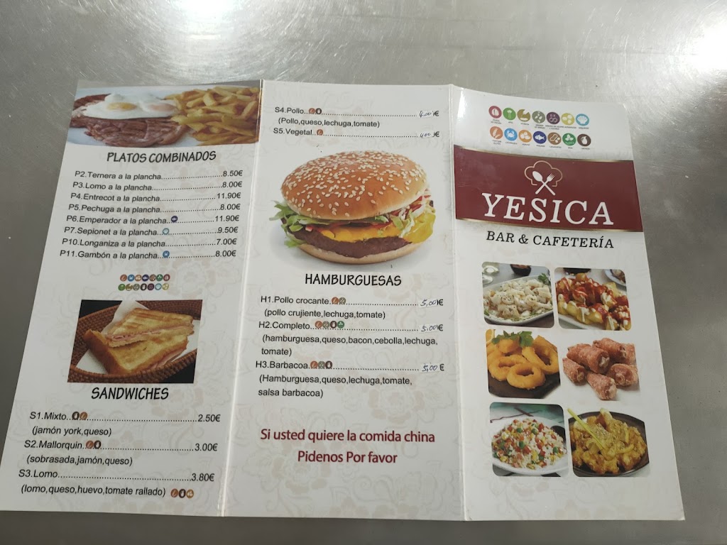 Cerveceria Yesica — Carta