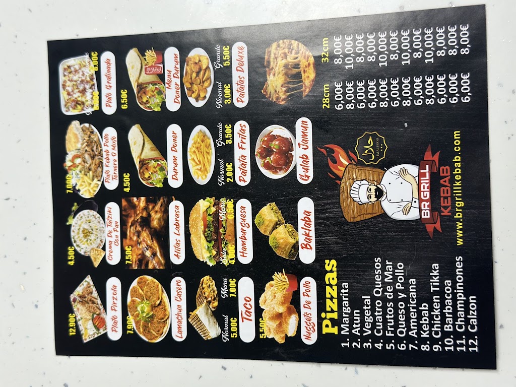 BR GRILL KEBAB (Todo Casero) — Carta