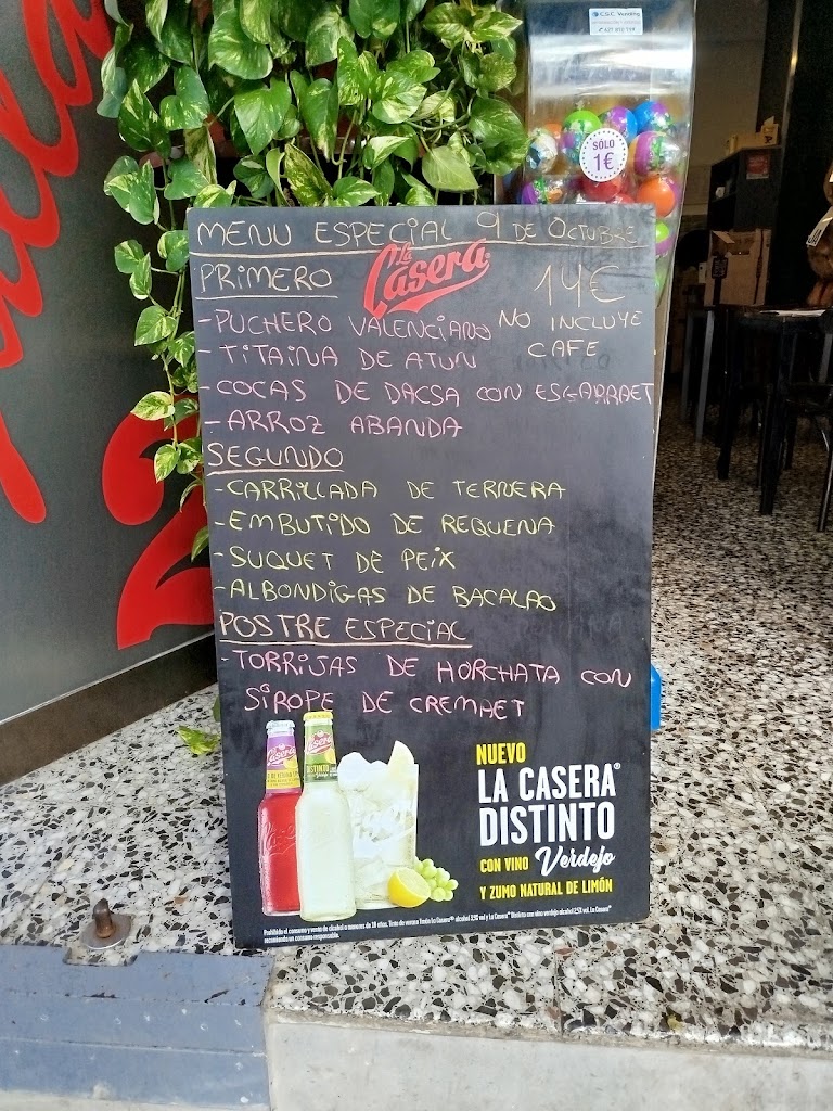 Bar restaurante Gallardo 2 — Carta