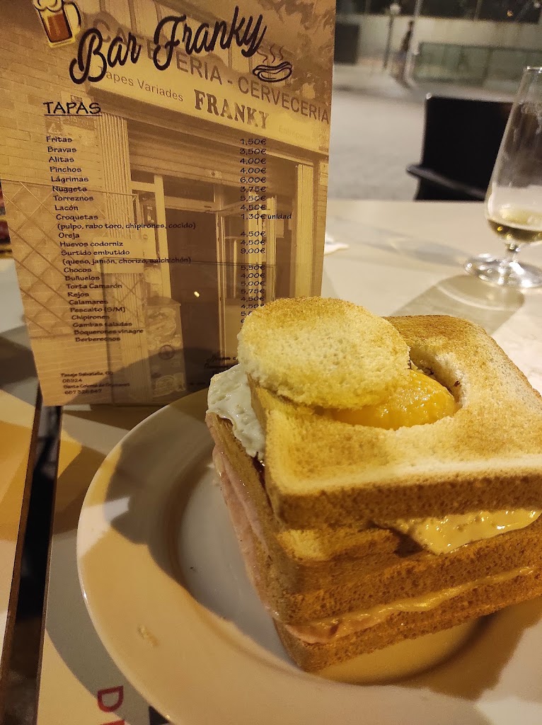 Bar Franki — Carta