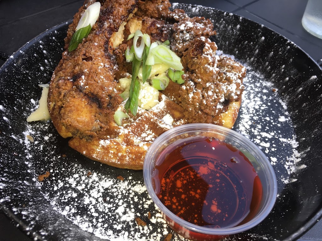 Chicken and waffles