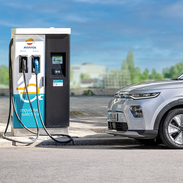 Punto de recarga electrica Repsol