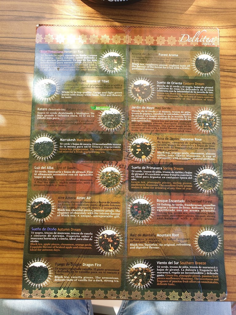 Carpe Diem Restaurant — Carta