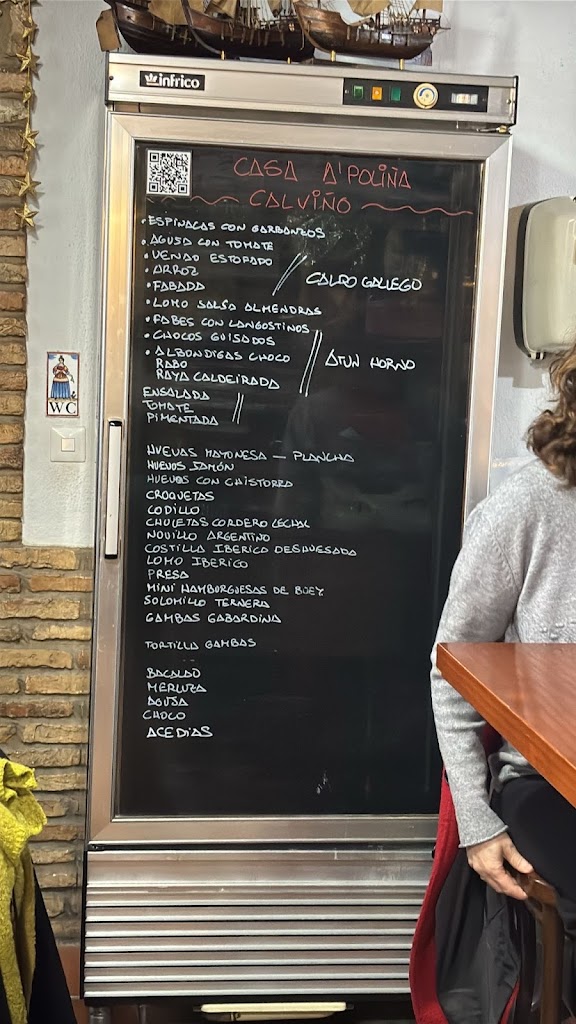 Restaurante Casa A'polina Calvino — Carta
