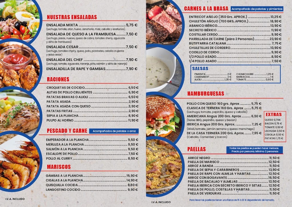 La Cocina Mediterranea — Carta