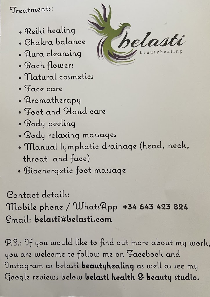 belasti beautyhealing / belasti Schonheitsheilung — Carta