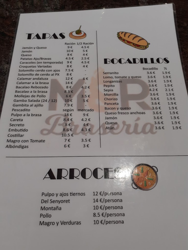 Braseria M&R — Carta