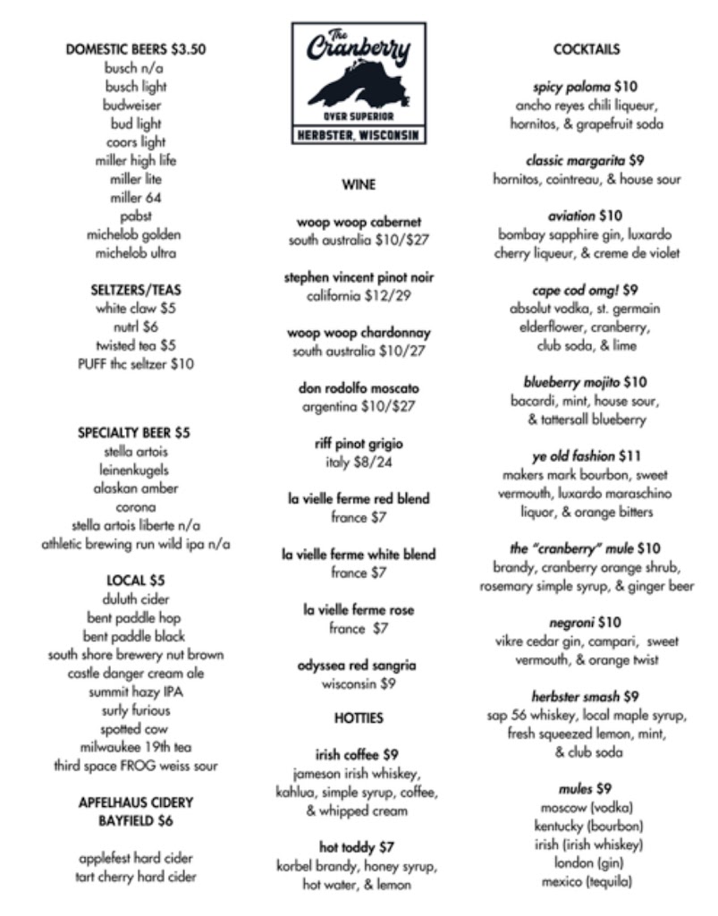  The Cranberry over Superior