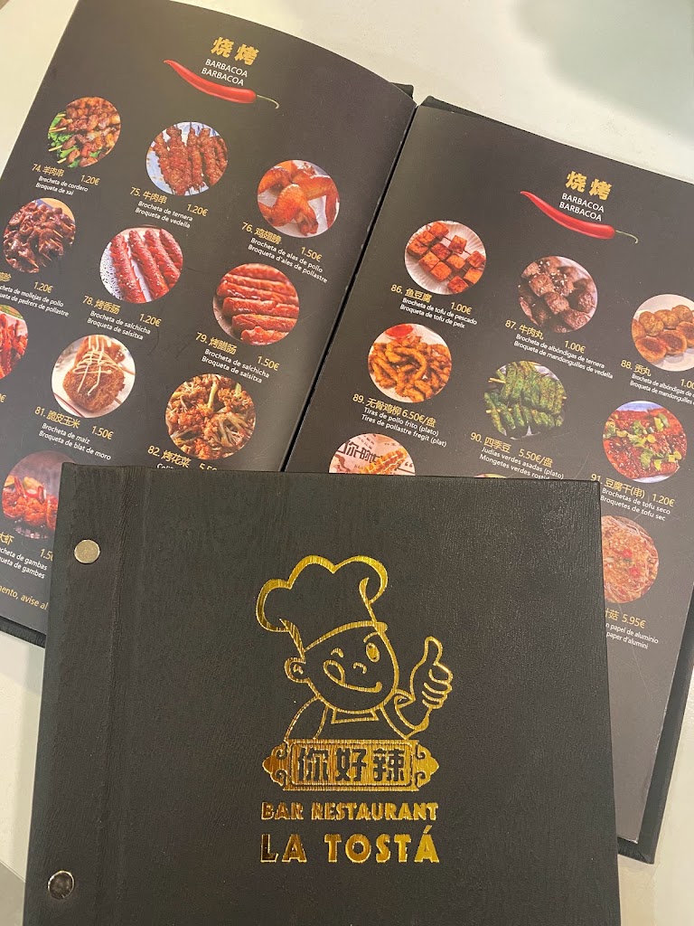 Restaurante La Tosta — Carta