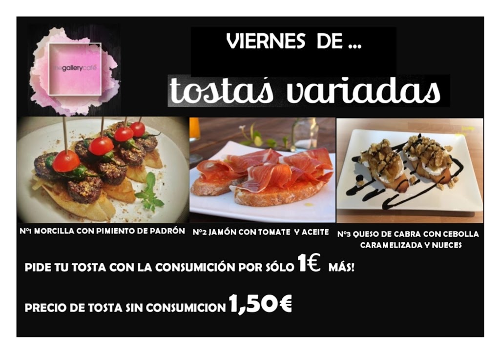 Gallery bar/restaurante — Carta