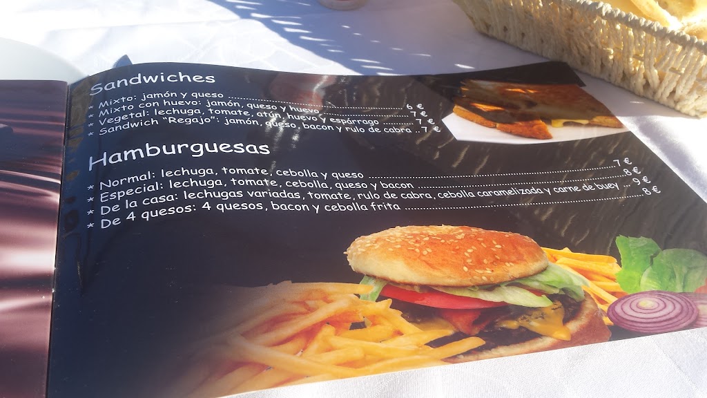Restaurante El Regajo — Carta