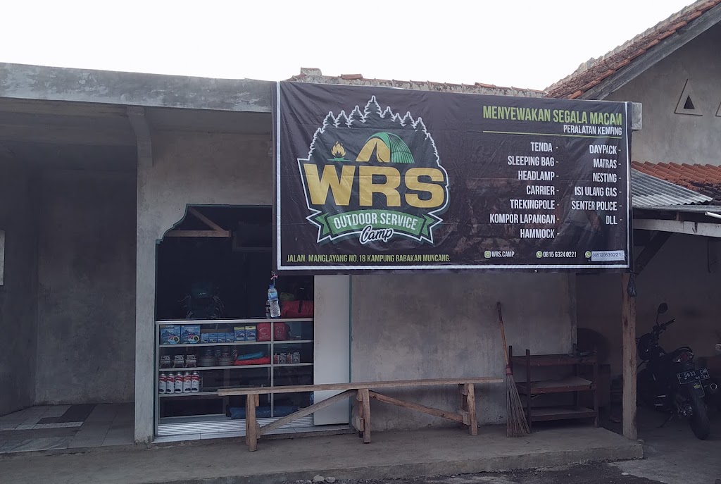 WRS camp (Rental alat pendakian)